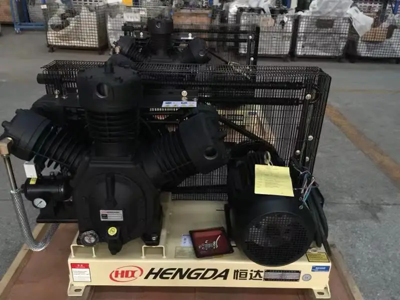 air compressor hengda brand 18.5kw 1.6m3/min 30bar High Pressure Piston type Air Compressor for Blow Moulding Machine