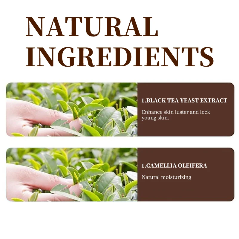 TWG Private Label Black Tea Yeast Face Mask Beauty Nourishing Facial Mask Brightening Skin Care Face  Mask