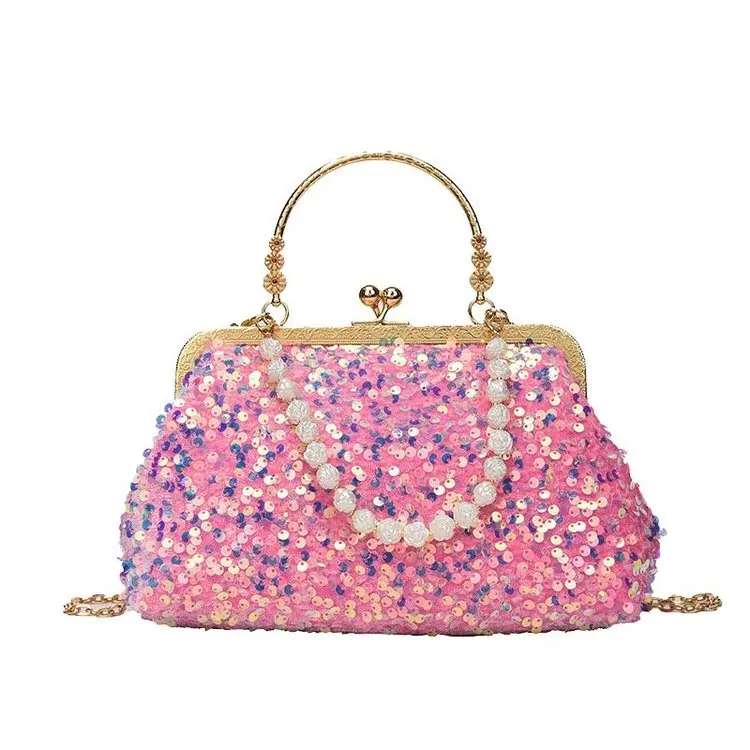 GHB057 Clutch Evening Bag New Sequined Cheongsam Bag Ladies Handbag Diamond Studded Banquet Bag