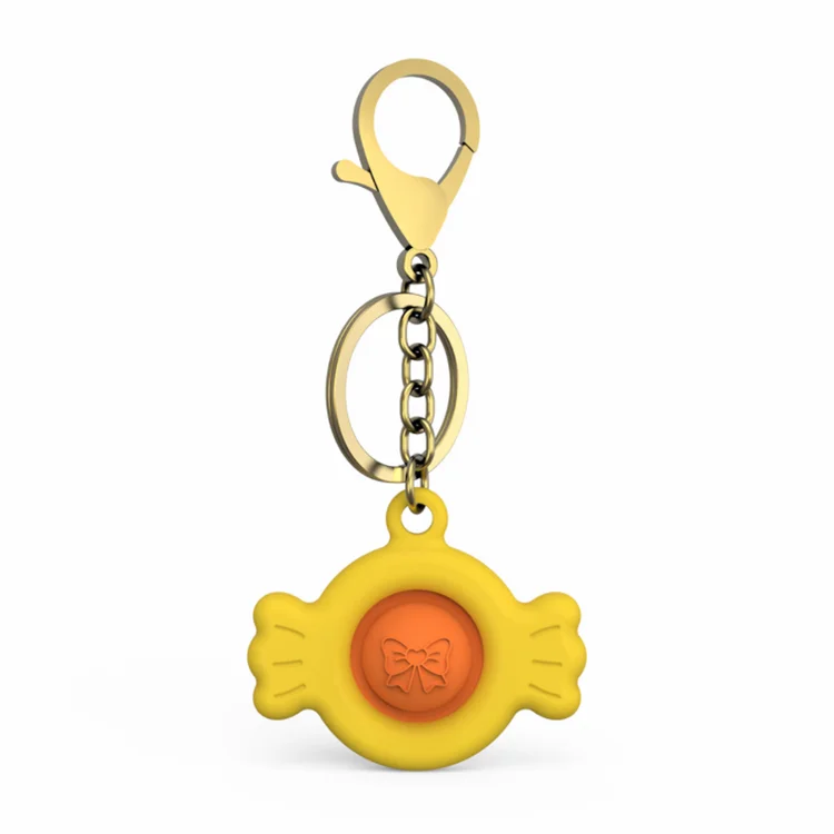 
Hot Simple Push Fidget Relieve Stress Anti- Stress Toy Handheld Mini Push Bubble Mini Keychain Among Us Toy 