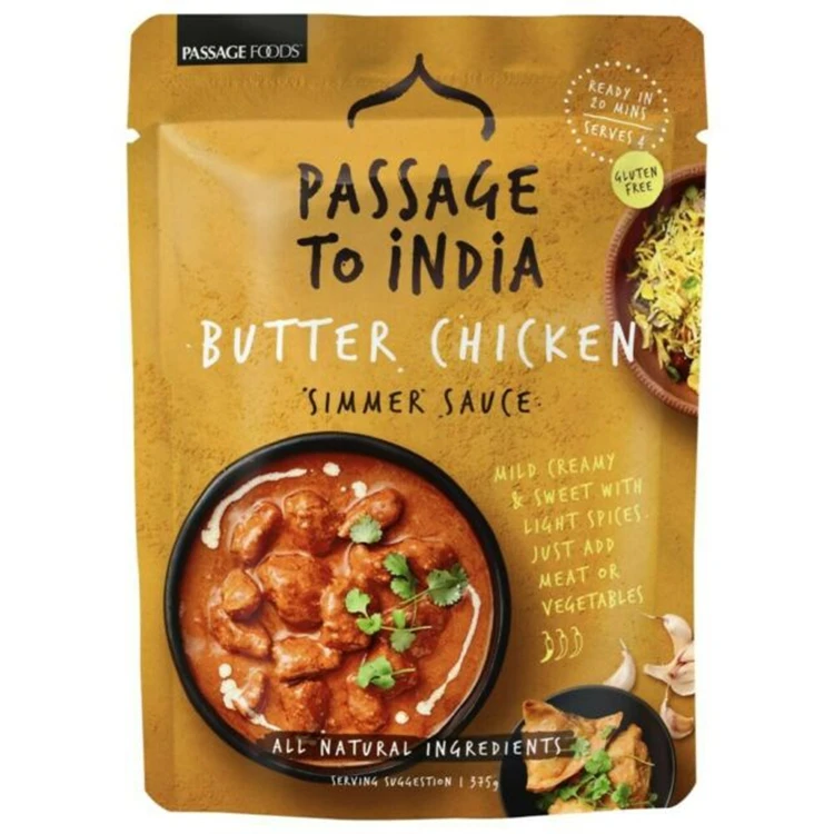 Custom Food Grade 121 Degree High Temperature Retort Pouch for Instant Food Soup Sauce Packaging