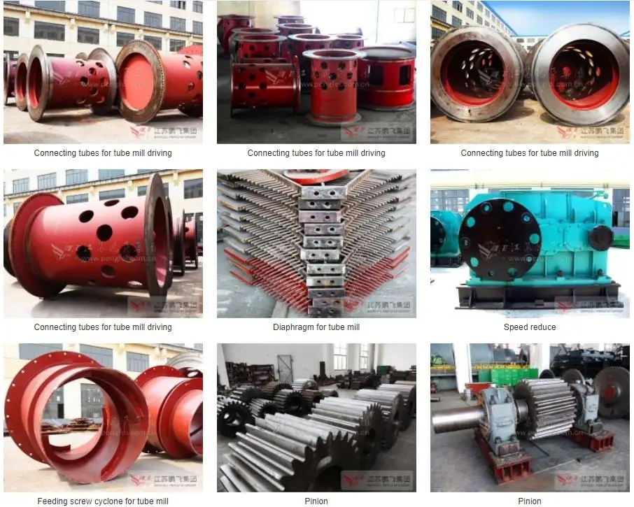 Spare part slide shoe bearing  for cement plant ball mill