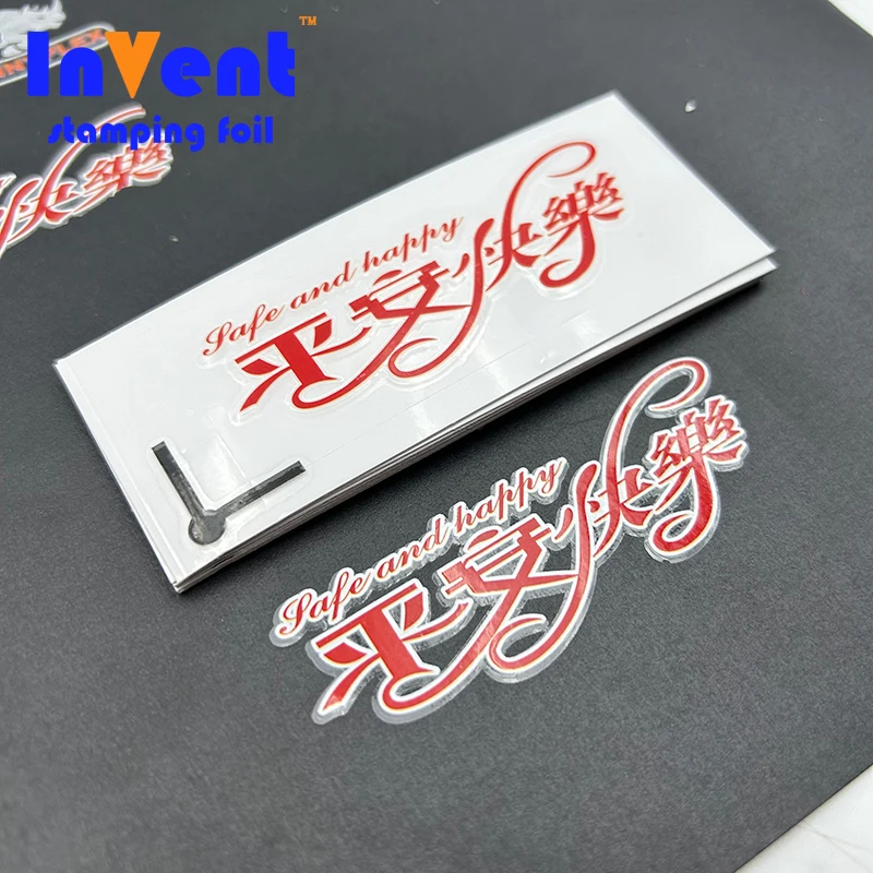 3d UV Transfer Sticker transparent label AB Cold Peel Sticker Transfer UV Sticker  UV DTF