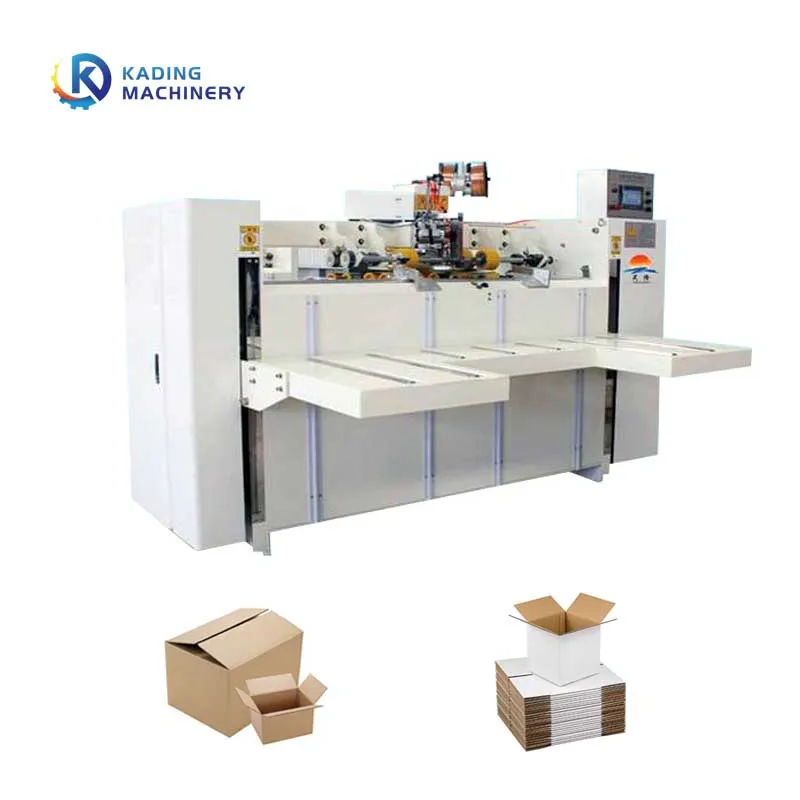 Double Pieces Corrugated Paper Sheet Stitching Machine Semi Auto Carton Nailer Stitching Machine
