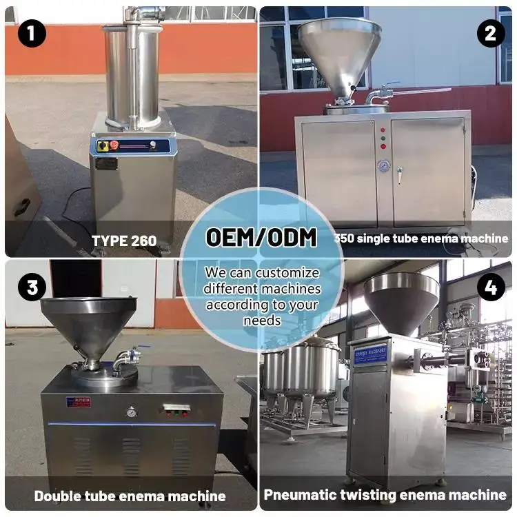 Full Vegetarian Filler Euro Line German Sausage Making Machine For Chicken