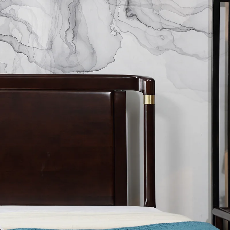 
new Chinese style wooden bedroom furniture beds 