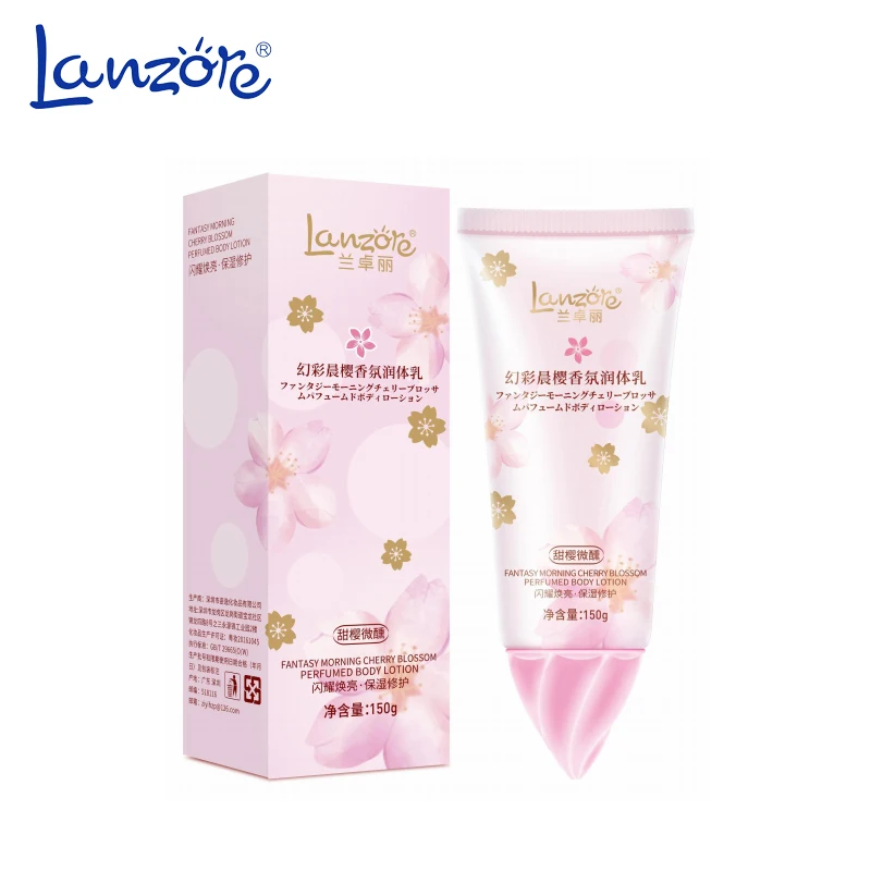 hot sale  Private Label Organic CHERRY BLOSSOM Natural Organic Perfume Body Lotion