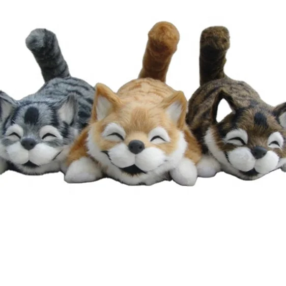 interactive animal electric cat toy Crazy funny laughing rolling cat  laughing sound bob cat for Kids