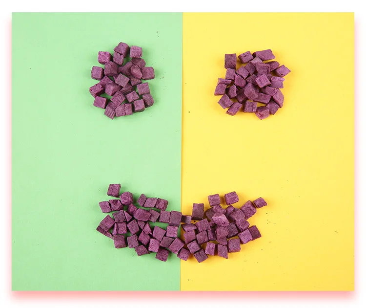 OEM 100% натуральный замораживающий фрукт для веганов собак фиолетовый сладкий картофель оптовая продажа оптом и