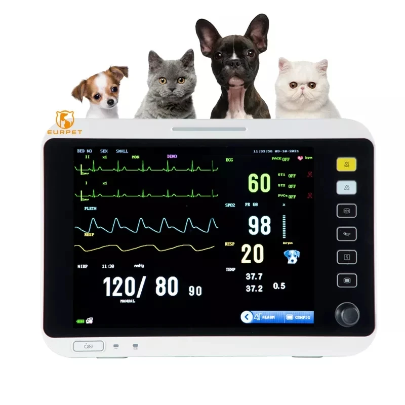 EUR PET Veterinary Medical Device Cheapest Price Pet Patient Vital Signs Monitor ETCO2