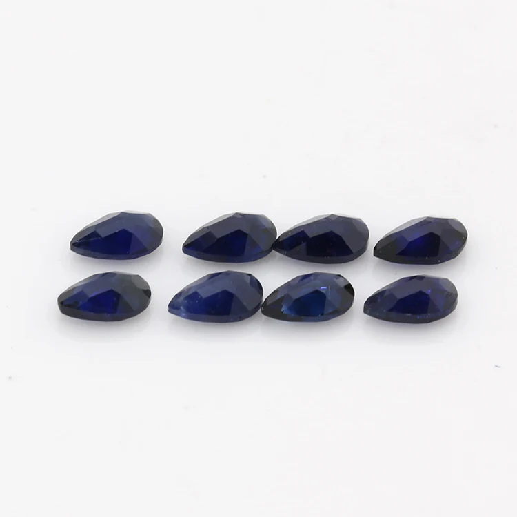 Wholesale Natural Excellent Quality Machine Cut Blue Sapphire from Sri Lanka loose gemstone