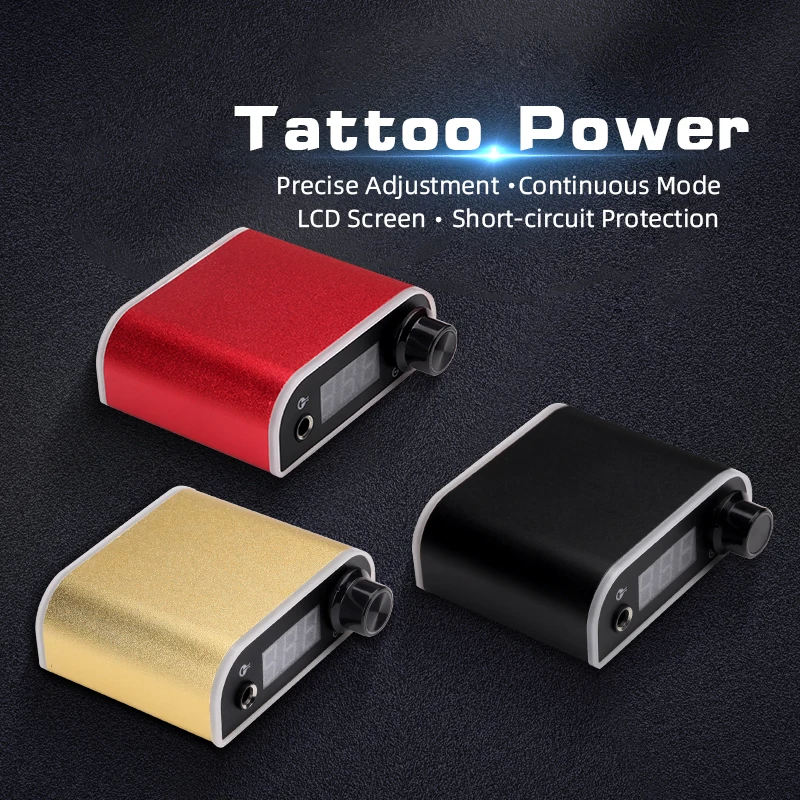 Dragoart Tattoo Supply Digital Control Colorful LED Rainbow Tattoo Power Supply