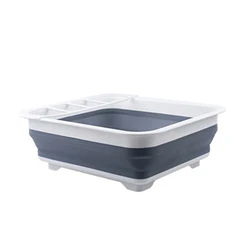 Многоразовый складной ситечко для мытья, силиконовый Слив для продуктов, складной дуршлаг