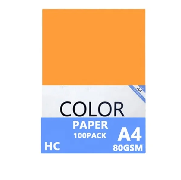 Флуоресцентная бумага A4 100x210 мм, 75 г/м2, 70 г/м2, 297 в упаковке, неоновая цветная бумага