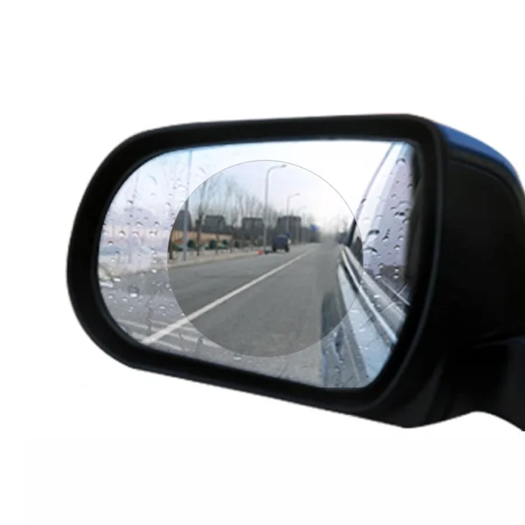 2 pcs car stickers rainproof film for car rearview mirror anti fog car rear view mirror rain film clear sight in rainy days