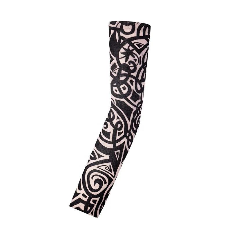 New Arm Sleeves Sunscreen Sleeves Body Tattoo Cooling Sport Cycling sleeve for motorcycle riders