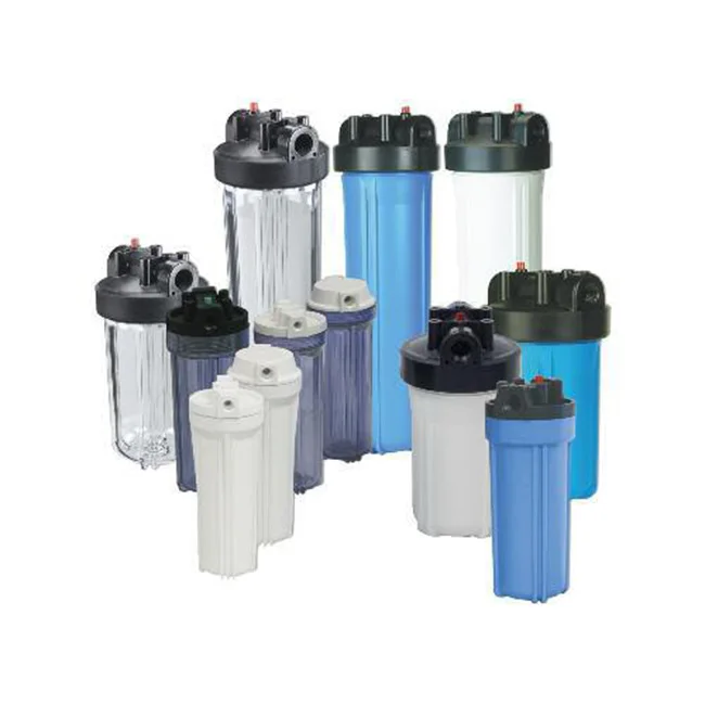 Plastic Water Tank 1000 Liter 3 Stages Filter Cartridge Housing Purifiers Purification Plants Plastic Conditioner Water Filters