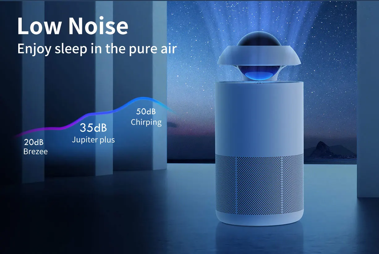 Oem Manufacturer Factory Modern Design Smart Wifi Home Large Room Air Purifier