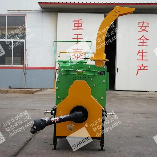 CE Approved Factory Price 3 Point Hitch Hydraulic PTO Driven WC8 Wood Chipper Shredder
