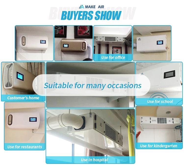 fresh air ventilationsystem manufacture hepa filter washable air ventilation system