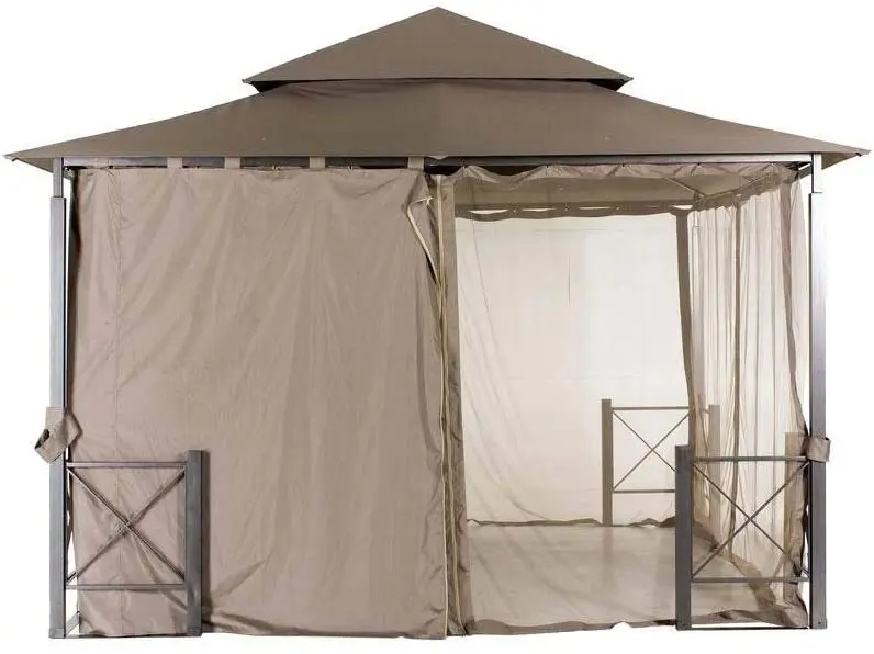 Wholesale Outdoor Garden Easy Setup Metal Harbor Gazebo with Mosquito Netting