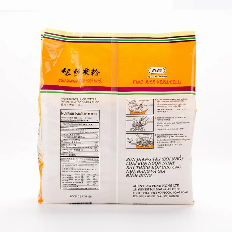 
Europe Market Allowed Fine Rice Noodle 