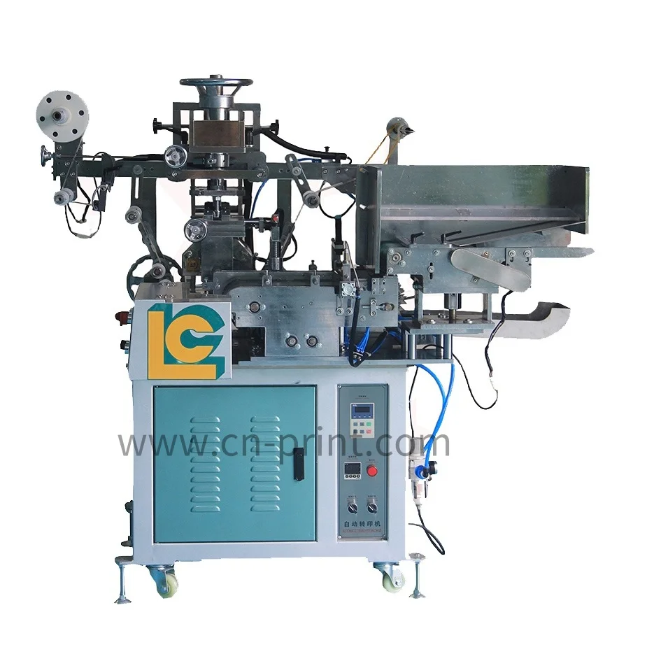 Full Automatic Pneumatic Cylindrical Bronzing Embossing Machine Hot Stamping Machine for Lipstick Tube Pen Curved Surface