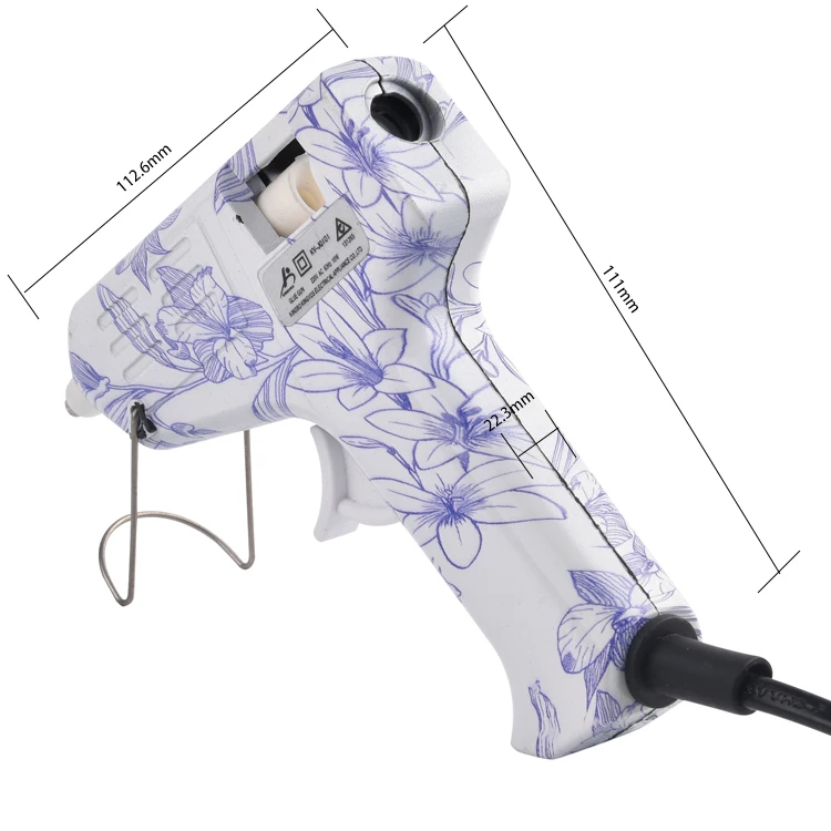 10W power mini glue gun heat capacity fast preheating hot melt diy  glue gun with glue stick