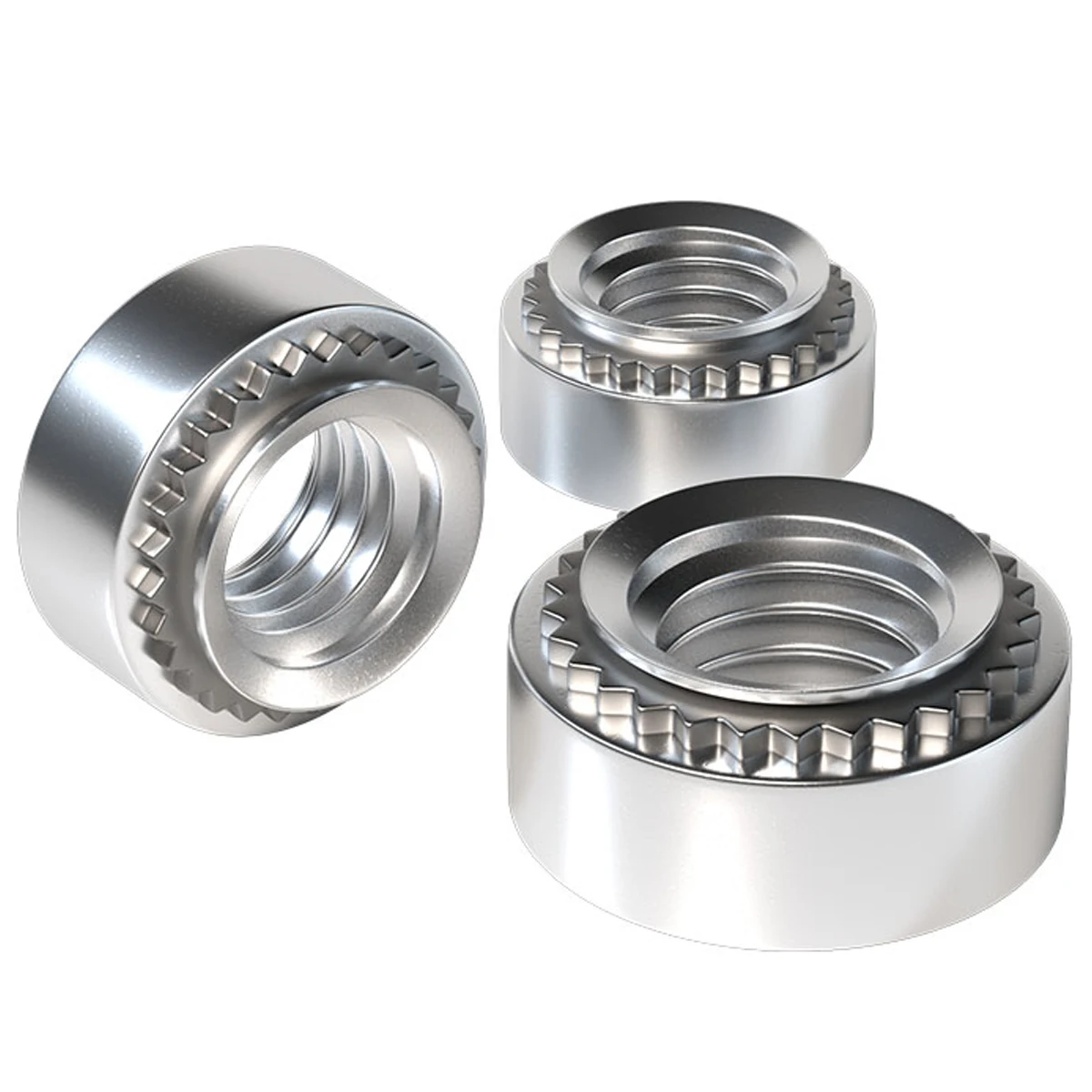Stainless Steel 304 Self-Clinching Nut Zinc Plated Hex Nut Locking Rivets CLS-M5 Press Insert Fasteners