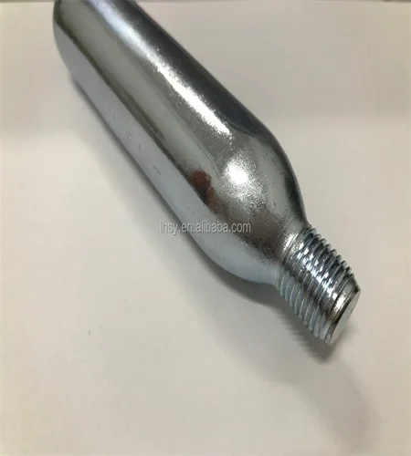 LHSY Logo 8g CO2  small Steel Gas Cartridge used for air gun life vest jacket fire extinguisher beer beauty machine