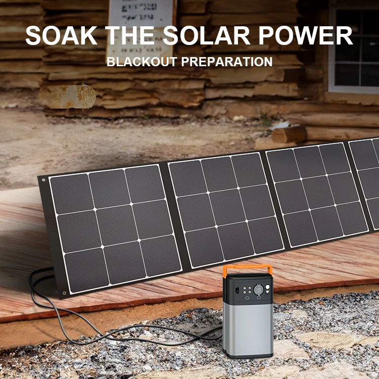 Portable 200w Folding Solar Charging Photovoltaic Panel Foldable Solar Panel Kit