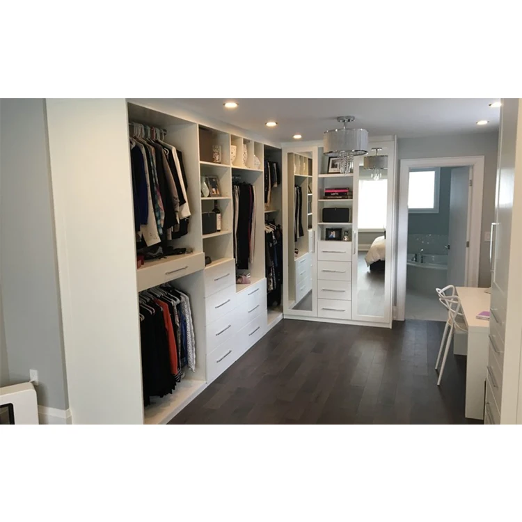Wholesale Luxury European Design Walk In Closet Bedroom Furniture  Wardrobe