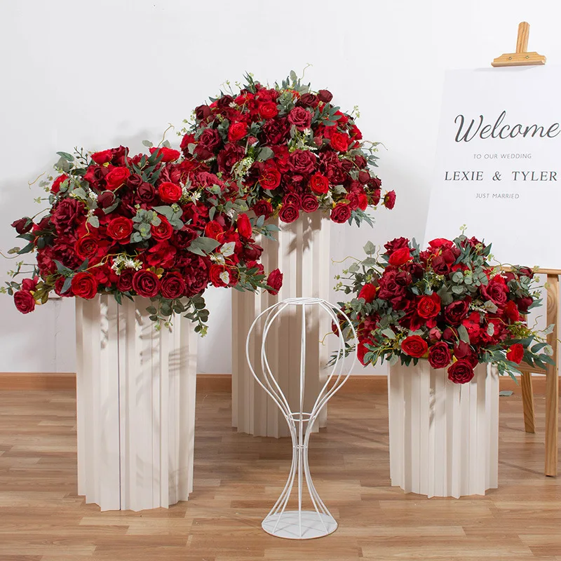 Geometric Frame Layout Wedding Stage Road Lead Window Exhibition Hall Table Decoration Wedding Centerpieces Table Decorations