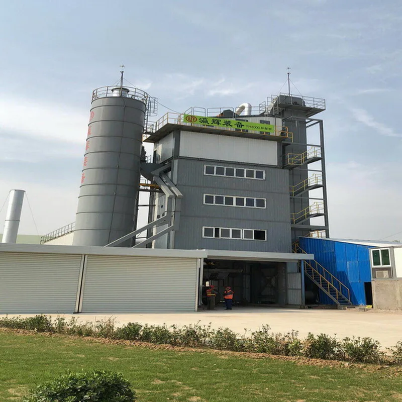 China 80tph fixed asphalt mixing plant to build highway road