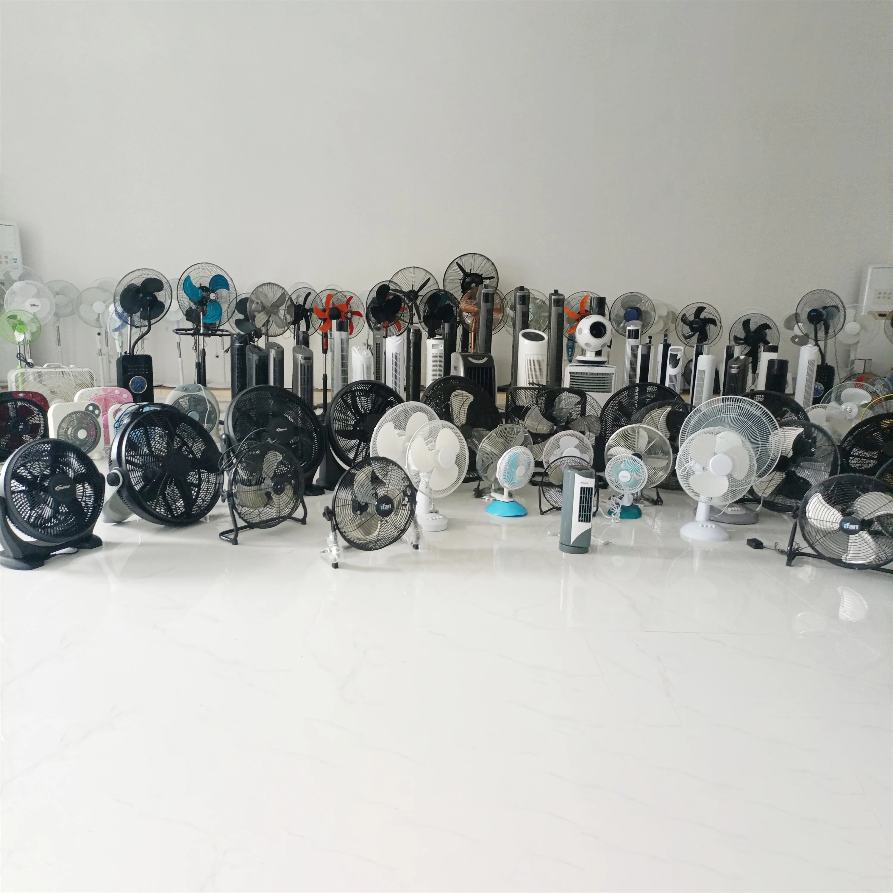 Hot selling plastic industrial wall mounted metal blade industrial fans wall fan