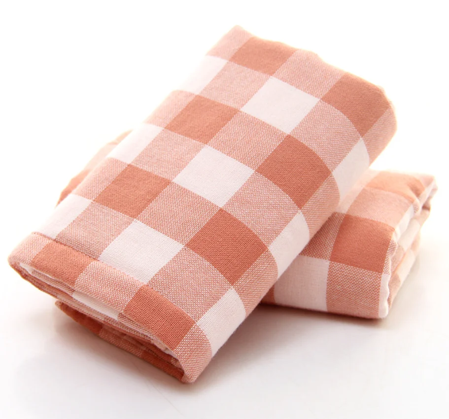 XIAOAO The manufacturer directly sells Japanese checked gauze and pure cotton