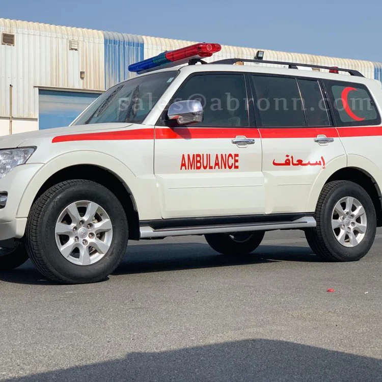 
Новое состояние больницы, машина скорой помощи, машина скорой помощи Pajero с высокой крышей 