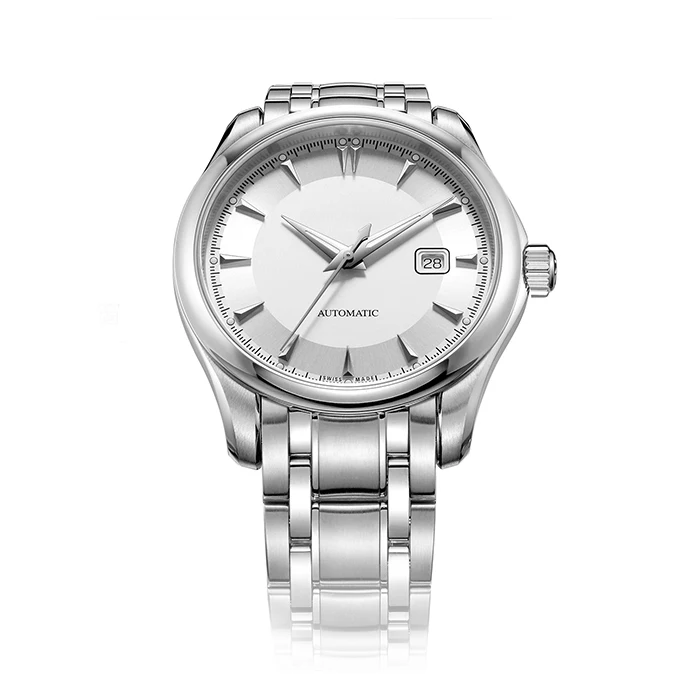 Watches Custom Logo Luxury Mens Watches Stainless Steel Waterproof Watch And Bracelet Set Men