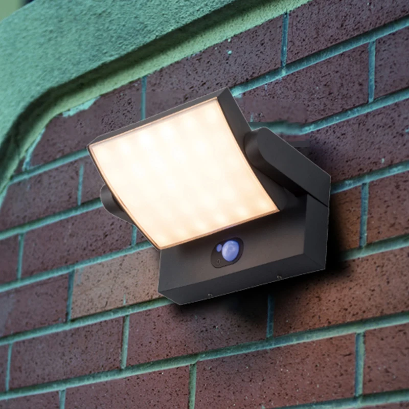 HighGiant new design modern solar garden wall lawn lamp everywhere easy installation photoelectric conversion outdoor waterproof