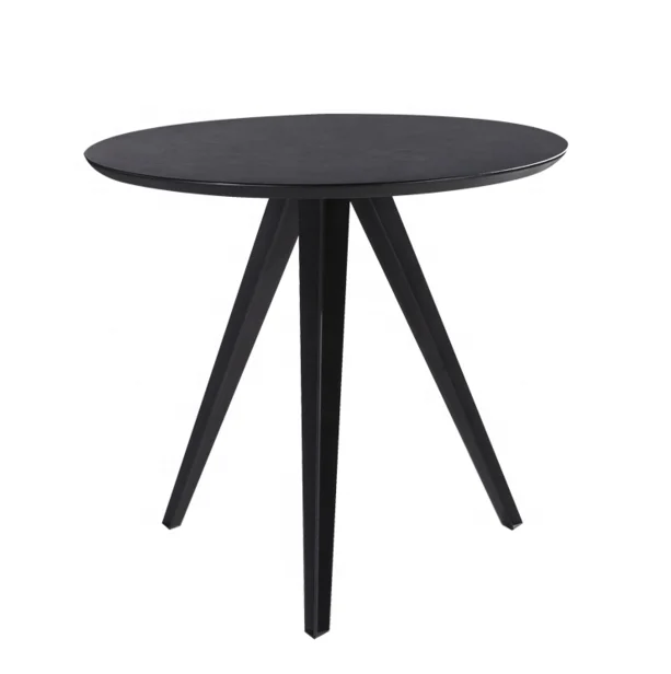 Wholesale Fashion Modern Design MDF top Metal Legs Round Dining Table