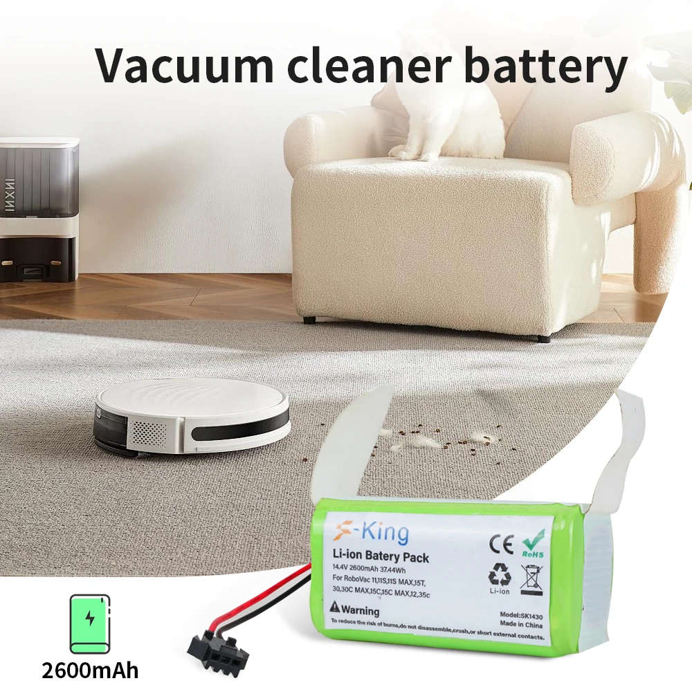 Customizable Lithium Battery Pack Sweeping Robot Power Tools 14.4V 1500mAh 2600mAh 5000mAh Battery
