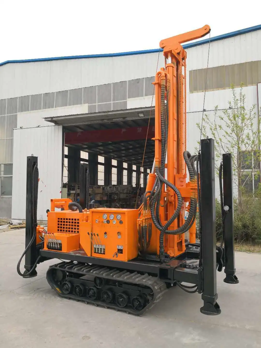 150 м глубина KS150R гусеничная трековая установка для бурения