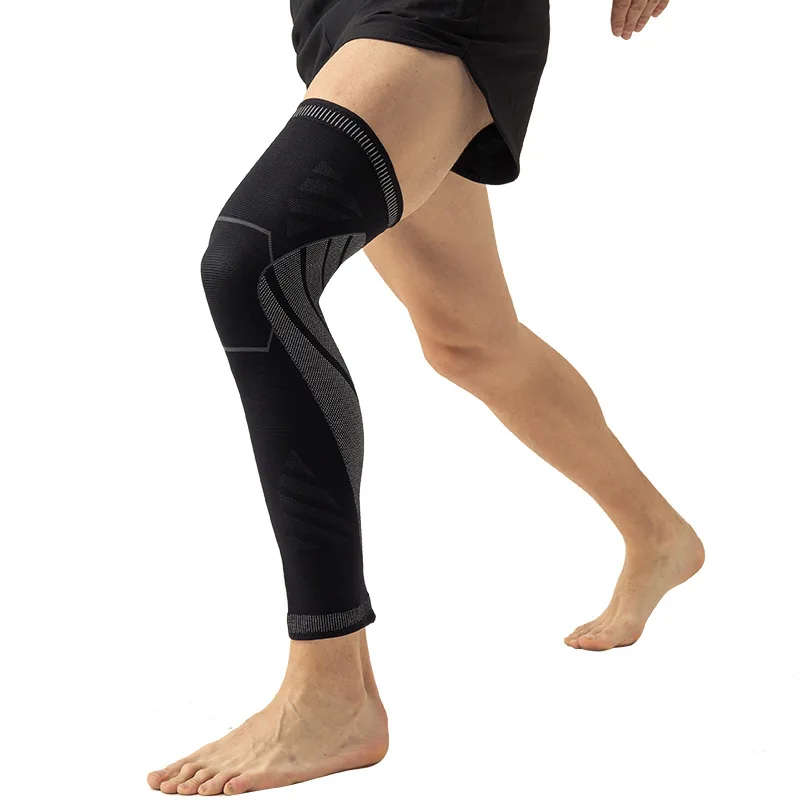 Miket Breathable Training Mountaineering Outdoor Full Leg Knee Calf Compression Sleeve For Running Sports