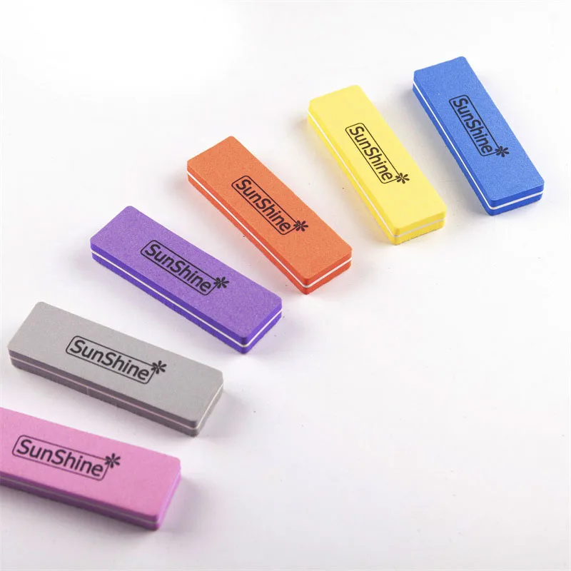 Sunshine Durable sponges block file Abrasive Finger Custom Mini Sponge Nail File Wholesale Beauty Nail Tools