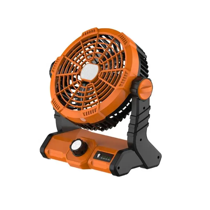 USB Portable Emergency Fan Rechargeable Sport Camping Fan Led Camping Lantern with Battery USB Outdoor Table Plastic