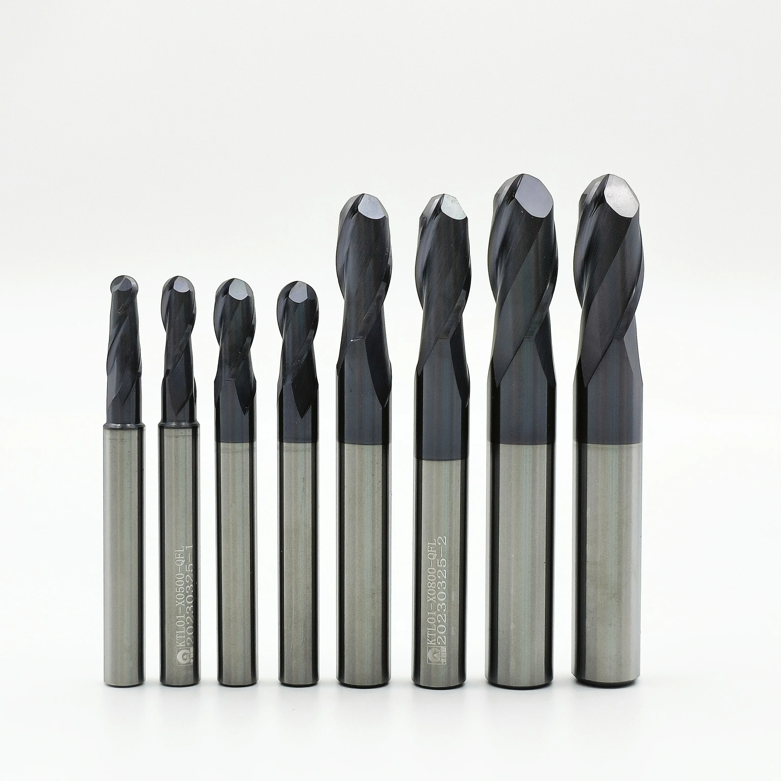 Original cnc milling 2-4flute endmill carbide 4mm 5mm 6mm 8mm ballnose end mill cutter carbide ball end mills
