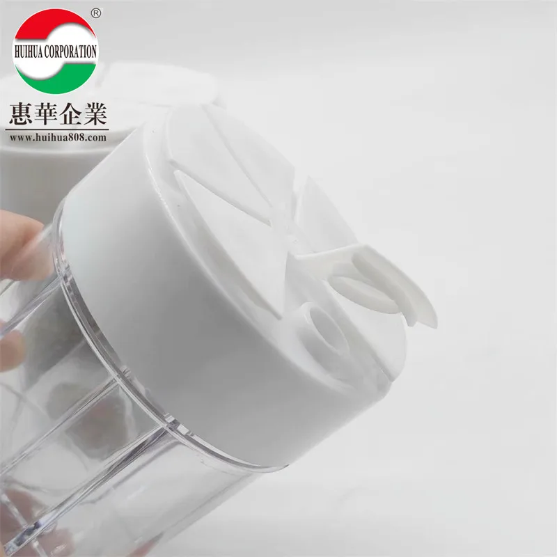 Home Kitchen Pack Salt, Sugar, Cumin Powder And Spice Jar Creative barbecue Seasoning bottle 6-in-1 Spice jar