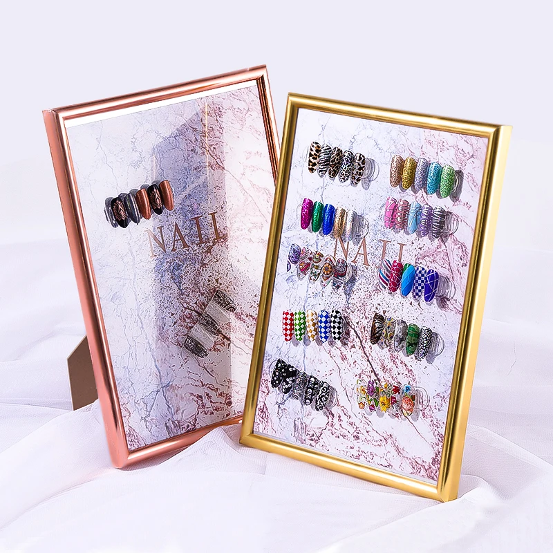 Бумажная доска для ногтей, дисплей, рамка, столешница, ложный палец, гель для ногтей, стенд, коробка для дизайна