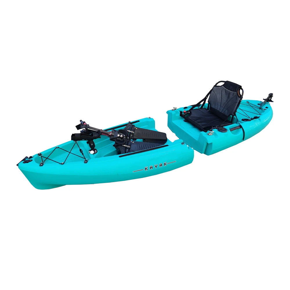 lldpe/ hdpe kayak rotomolded plastic New Designed  1 Person Modular Fishing Kayak with Pedal drive