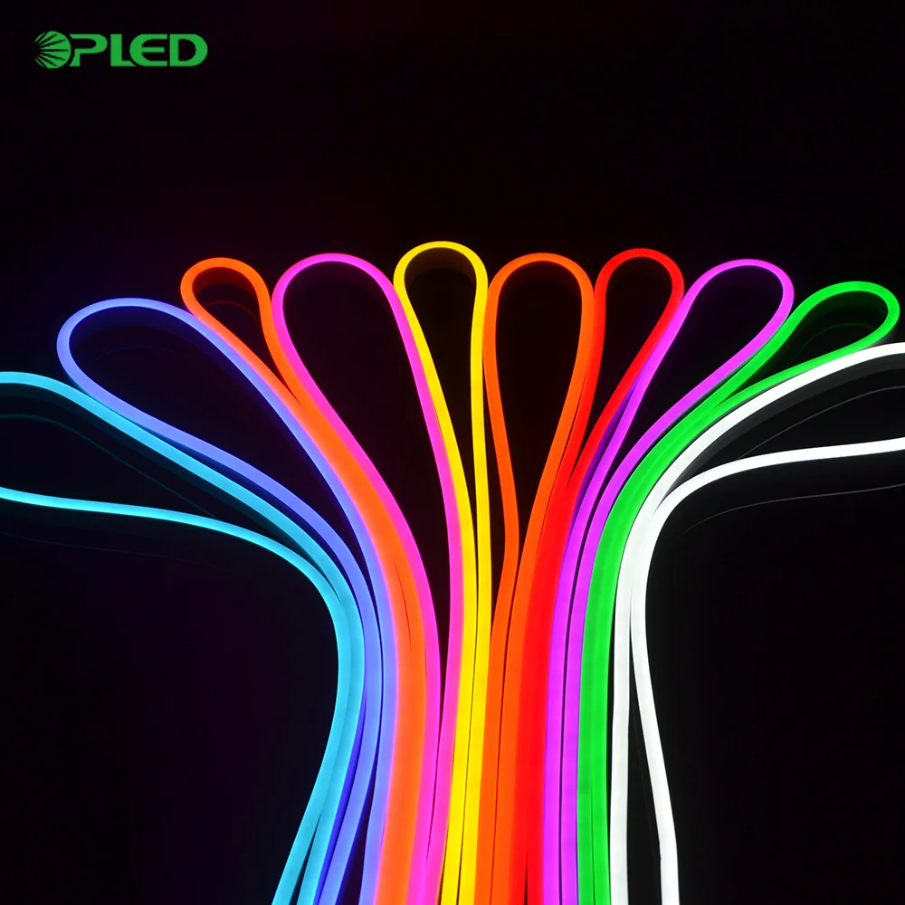 silicone tira rope luces tubes 5V 12V RGB custom lamp flex strip led neon lights neon led flex
